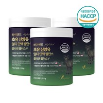 초유 산양유 가수분해 단백질 면역글로불린 락토페린 분말 콜라겐플러스, 330g(비카인), 3개