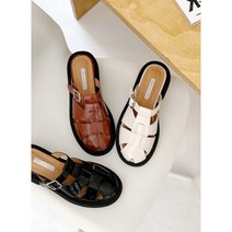 4cm굽 글래디 샌들 뮬 블로퍼