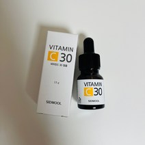 시드물 순수 비타민C 30% 앰플 13g 화이트닝 블랙스팟 잡티 앰플, 1개
