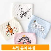 캐릭터 누빔 유아복대 랜덤 2P 귀여운 아기 배앓이방지 신생아 배가리개