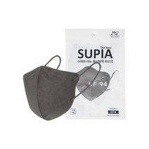 수피아 더뉴 황사방역 마스크 KF94대형, 그레이