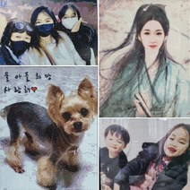 국내 사진 보석 십자수 큐빅 비즈아트 도안 액자형 주문제작 DIY 명화 어린이 아이돌, 2