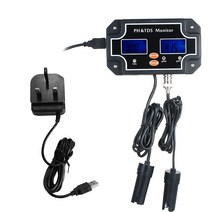 PH측정기 수분 산소 농도 EC 2681 TDS 2683 2 1 디지털 수질 테스터 전문 미터 방수 더블 디스플레이, EC-2681 영국
