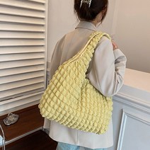 달자샵 몽글 구름엠보 패션 숄더백 데일리 빅사이즈 쇼퍼백 포인트 가방