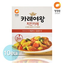 청정원 카레여왕 치킨160gx10개, 단품, 160g