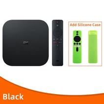샤오미-글로벌 버전 Mi TV 박스 S 4K 울트라 HD 안드로이드 9.0 HDR 2GB 8GB 와이파이 구글 캐스트 넷플릭스 스마트 4 미디어 플레이어, 11 EUCharge GreenCase