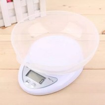 5kg1g 휴대용 디지털 저울 led 전자 저울 우편 식품 균형 측정 무게 주방 led 전자 저울, 트레이 포함, 5kg