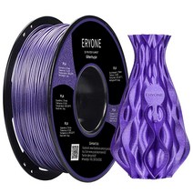 ERYONE 스파클리 글리터 샤이닝 PLA 필라멘트 3D 프린터용 1.75mm 공차: ±0.03mm 1kg(2.25파운드)/스풀 블랙, B-purple