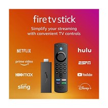Amazon Alexa Voice Remote(TV 컨트롤 포함) HD 스트리밍 장치가 포함된 인증된 리퍼비쉬 Fire TV 스틱