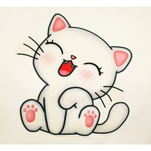 핑크팝콘 사랑스런 고양이 캐릭터 시리즈 2탄 컬러 캔버스백 4종 택1