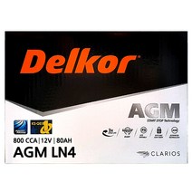 델코 AGM80 (내차 밧데리 확인후 주문 필수) 싼타페 투싼 LF소나타 HG그랜져 그렌져IG 등등 자동차배터리, DF AGM80(LN4) 대여안함+폐전지 반납