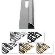 라운드 코너비트 벽 모서리 몰딩 마감재 타일 코너비드 쫄대 재료분리대 G TYPE, 10mm, 헤어라인, 라운드 코너비트 골드