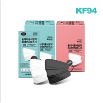 올데이 국산 비말차단 방역 마스크 KF94 블랙 화이트 60매 중형 대형, 블랙 대형 60매