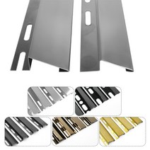 경사 코너비트 벽 모서리 몰딩 마감재 타일 코너비드 쫄대 재료분리대 F TYPE 2.4m, 8mm, 헤어라인, 경사 코너비드 블랙