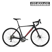 휠러 RWA100D 시마노 클라리스 디스크 반조립 로드 자전거 510mm, 화이트, 미조립, 510