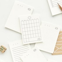 히어데어 메모 패드 (5종), GRID NOTE