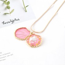 레진아트 DIY 조개 목걸이 만들기세트 목걸이 패키지(램프미포함), 1개