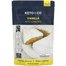 Keto and Co 케토 케이크 믹스 바닐라 8.7 oz (249 g) 2팩