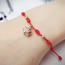 14k 복 돼지 팔찌 18k