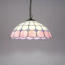 YCS1216 레트로엔틱스테인글라스조명 알전구 아크릴무드등 갓등 싱크대조명 수입식탁등, No.05 40cm