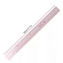 프랑스어 곡선 눈금자 소프트 패치 워크 눈금자 측정 재단사 드로잉 템플릿 diy 패브릭 절단 측정 눈금자 바느질 도구 키트, I