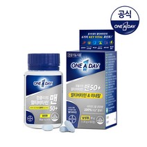 바이엘 원어데이 컴플리트 멀티비타민 맨 60정 50플러스 1개 One A Day 종합비타민 남성용 실버, 맨 50플러스 1통