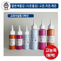 열변색물감(시온물감-수성용)-고온 체온 저온/15 30 50 100ml, _7381_30ml 3종세트
