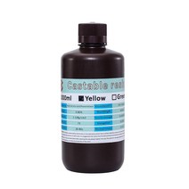 LCD 3D 인쇄 재료 Castable 수지 쥬얼리 액체 주조/LCD/DLP 3d 프린터 용 왁스 500 ml 우리는 msds를 제공 할 수 있습니다, [02] yellow