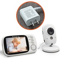 휴대용모니터 포터블 보조 vb603 2.4g 무선 비디오 베이비 모니터 3.2 인치, 미국 플러그
