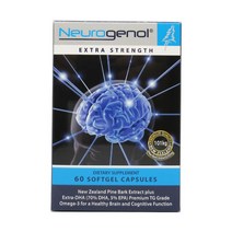 뉴질랜드 Neurogenol 뉴로제놀 브레인 뇌 메모리 엑스트라 스트랭스 엔조제놀 240mg 60정