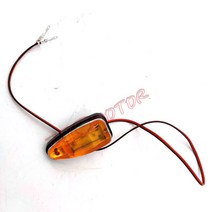 바이크 비치 차 부품 송아지 작은 허머다 4륜 구동 오토바이다 깜빡이등 미등 장식등 코너램프 2857529360, 1개