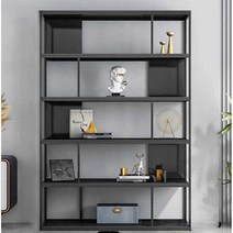 상장진열대 상패진열장 디스플레이 철제장식장 피규어, 블랙 프레임 120x30x178cm