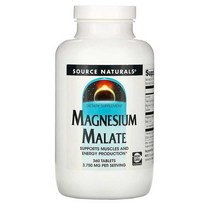 Source Naturals 소스 내츄럴 Magnesium Malate 360정 마그네슘 말레이트