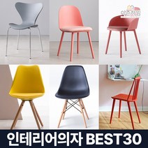 미즌하임 인테리어 식탁 의자 8종 원목 카페 라운지 체어 / 이케아 철제 편한 마카롱 에펠 에그 플라스틱 벨벳 패브릭 가구 고급형 스터디 카페, 06. 미즌하임 코니 인테리어의자 레드