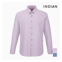[INDIAN] 폴리카치온 올오버 프린트 긴팔셔츠_MIENLXS1301