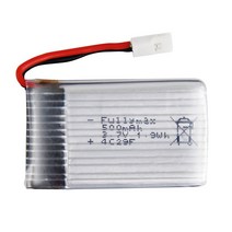 SYMA X5C X5SW X5SC 드론부품모음, 1개, 01. (X5C) 3.7V 500mah(MOLEX)