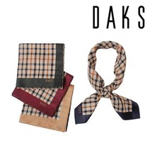 [닥스] 기본체크 손수건 DLI4001