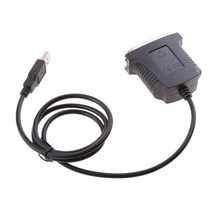병렬 프린터 3.5ft용 USB 케이블에 대한 36핀 Centronics 설정 필요 없음, 설명, 블랙, 설명