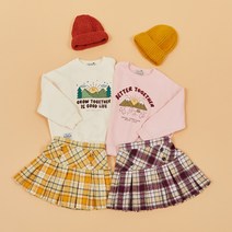 셀러허브 1 오후 NC12 스쿨룩 체크 스커트 OHWH21N1N