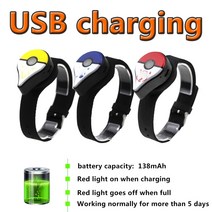 포켓몬고 2021 usb 충전 듀얼 캐치 몬스터 powermon 스마트몬스터캐치 팔찌, 2개