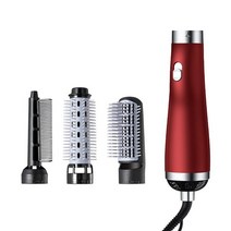 멀티 고데기 브러시 에어뽕 롤링 초슬림 청담동 헤어샵 돌돌말이 잘말리는 3 in 1 핫, 레드미