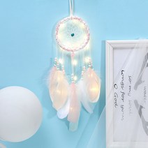 상속자들 인디언 같은 소녀 심포몽망 실내 액세서리 생일 선물 아이디어, 깃방울꽃 전조등(완제품)