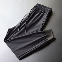 여성통바지 부츠컷 여자겨울 바지 기모 슬랙스 여성와이드팬츠 카고 바지 스포츠 남성용 빠른 건조 스트레이트 팬츠 남성용 탄성 허리 캐주얼 바지 남성 느슨한 얼음 실크 바지 와이드