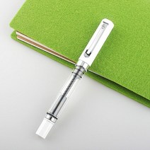 만년필Lanbitou 3059 만년필 피스톤 플라스틱 잉크 펜 EF/F 펜촉 클립 비즈니스 문구 사무소 학교 용품 쓰, 06 ONE PEN, 01 EF 0.38MM