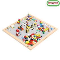 토도리브로 2IN1 레고 블록 놀이판 화이트 보드+보드펜 증정