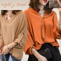 팔색조패션 보헤미 롤업 블라우스