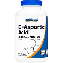 뉴트리코스트 DAA D-아스파르트산, 180캡슐, 1개