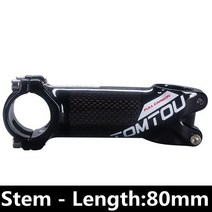 가볍고세련된 자전거드롭바 가성비좋은 드롭바 TOMTOU 탄소 섬유 자전거 도로 드롭 바 세트 핸들 줄기 좌석 포스트 부품 광택 화이트-TW5T36, [07] Stem 80mm