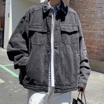 차이나청자켓 봄가을 계절 데님자켓 남자 고가 박시코트 입체 카고 재킷 트렌드 상의 JK408P70 4993999306
