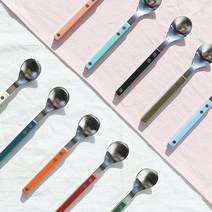 보겐 커트러리 양식기 쌍띠에 스텐 티스푼 실버, 디너나이프, 실버 - 블랙